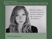 Tablet Screenshot of eileencooper.com